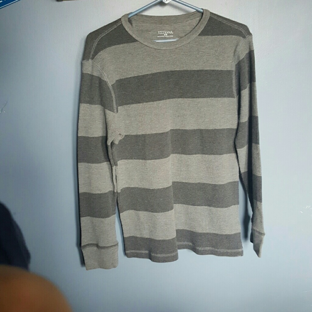 Waffle Knit Long Sleeve Shirt